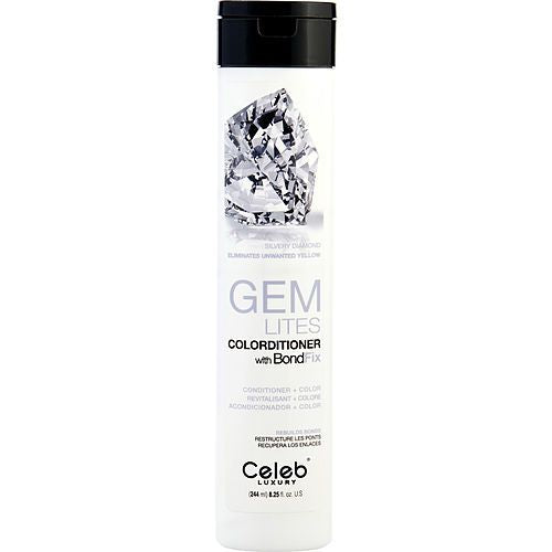 CELEB LUXURY by Celeb Luxury GEM LITES COLORDITIONER WITH BONDFIX SILVERY DIAMOND 8.25 OZ EasyOptionXY LLC