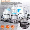 2Pcs Corner Shower Caddy Shelves Wall Mounted Basket Rack Bathroom Shampoo Holder Storage Organizer EasyOptionXY LLC