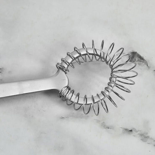 Spring Coil Whisk Egg Beater Stainless Steel Egg Frothier Milk Blender Kitchen Utensils for Whisking Beating Stirring Hand Held Sauce Stirrer Frothier Kitchen Gadget Tool EasyOptionXY LLC