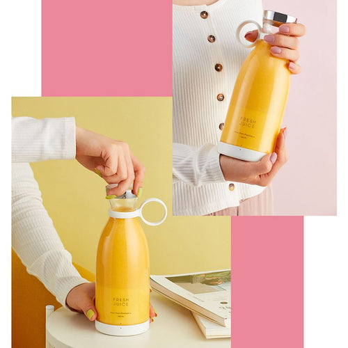 Portable Electric Juicer Blender Wireless Charging Fruit Mixers Food Milkshake Fruit Vegetable Multifunction Juice Maker Machine EasyOptionXY LLC