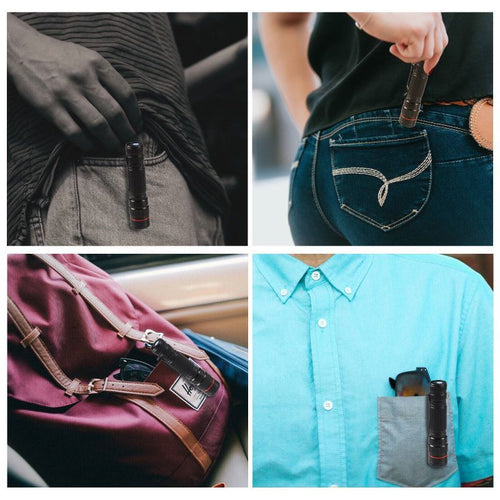 Portable Mini USB Rechargeable LED Flashlight for Outdoor EasyOptionXY LLC