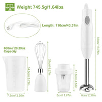 3-In-1 Immersion Hand Blender Multifunctional Stick Blender Mixer Grinder EasyOptionXY LLC