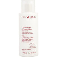 Clarins by Clarins Velvet Cleansing Milk with Alpine Golden Gentian & Lemon Balm Extracts --400ml/13.4oz EasyOptionXY LLC