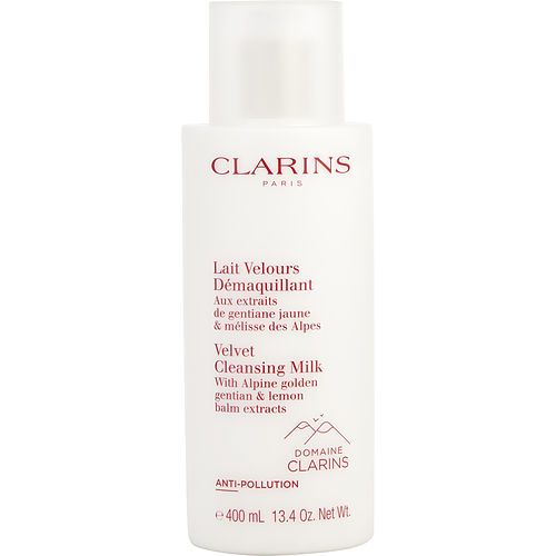 Clarins by Clarins Velvet Cleansing Milk with Alpine Golden Gentian & Lemon Balm Extracts --400ml/13.4oz EasyOptionXY LLC