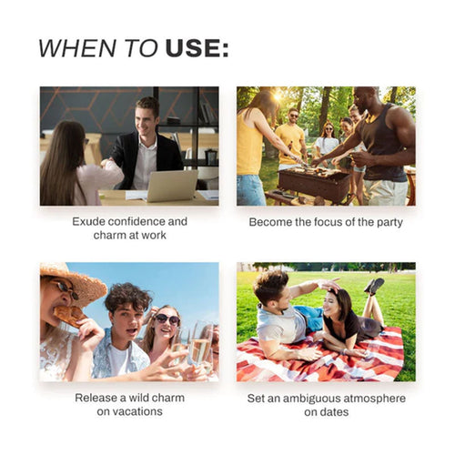 Roxelis Men's Charm Perfume Fragrance refreshing mild not pungent lasting fragrance release charm dating atmosphere perfume EasyOptionXY LLC