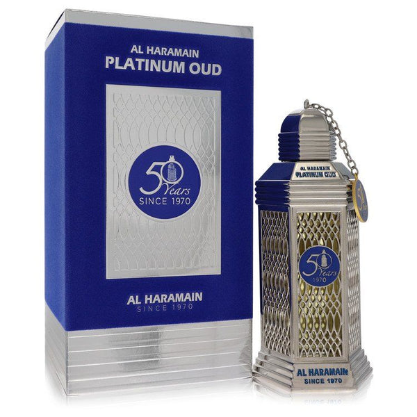 Al Haramain 50 Years Platinum Oud by Al Haramain Eau De Parfum Spray (Unisex) EasyOptionXY LLC