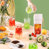 Portable Wireless Blender With The Straw; USB Travel Juice Cup Baby Food Mixing Juicer Machince With Updated 8 Blades 3000mAh Rechargeable Battery EasyOptionXY LLC