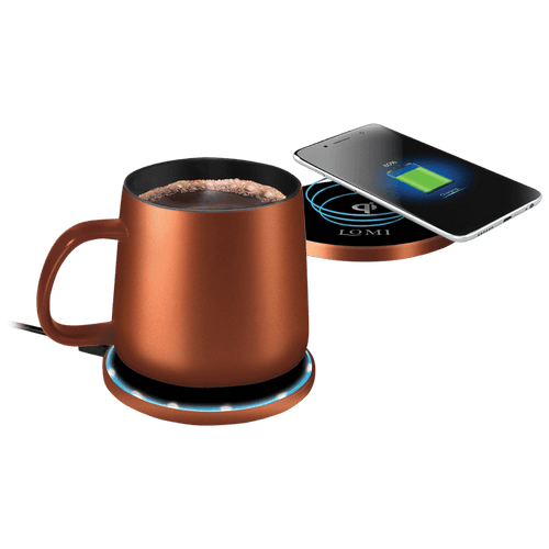2-In-1 Smart Mug Warmer and QI Wireless Charger EasyOptionXY LLC