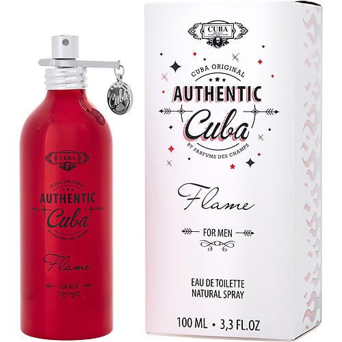 CUBA AUTHENTIC FLAME by Cuba EDT SPRAY 3.3 OZ EasyOptionXY LLC