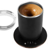 Self Stirring Coffee Mug with Lid Temperature Control Self-Heating Automatic Magnetic Mixing Mug with 3 Heat Settings Auto-Off Function For Coffee Tea Milk Cocoa Stainless Steel EasyOptionXY LLC