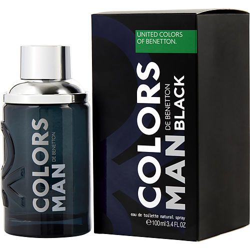 COLORS DE BENETTON BLACK by Benetton EDT SPRAY 3.4 OZ EasyOptionXY LLC
