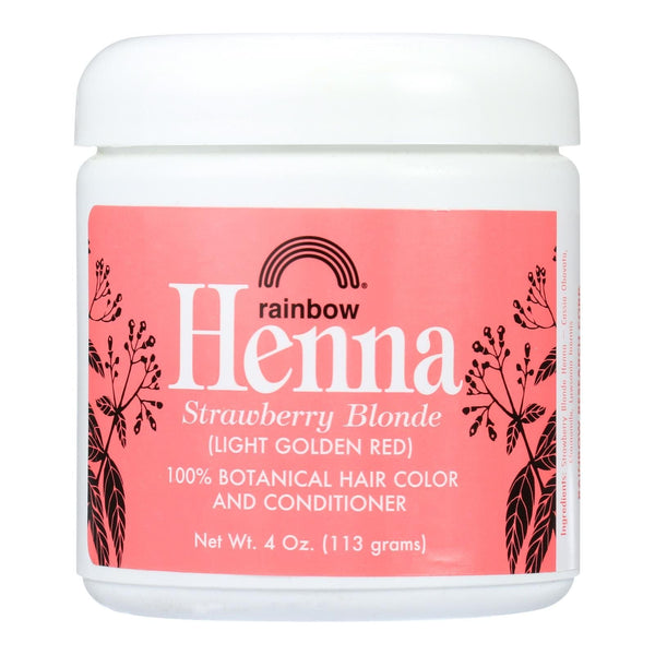 Rainbow Research Henna Hair Color And Conditioner Persian Strawberry - 4 Oz EasyOptionXY LLC