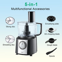 Multifunctional 600W 10Cup Classic Compact Food Processor Chef Machine Mixer Blender EasyOptionXY LLC