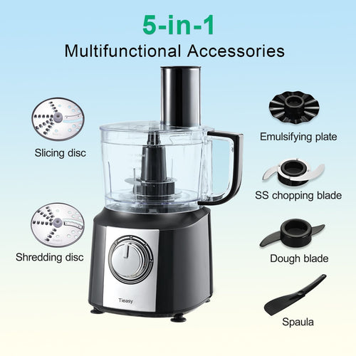 Multifunctional 600W 10Cup Classic Compact Food Processor Chef Machine Mixer Blender EasyOptionXY LLC