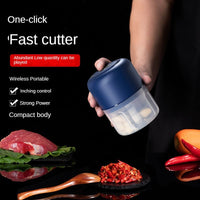 1pc Mini Garlic Masher; Electric Household Small Garlic Masher; Garlic Puller; Baby Food Supplement; Garlic Masher; Strong Power EasyOptionXY LLC