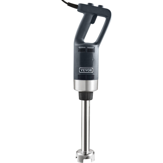 VEVOR Commercial Immersion Blender, 500 Watt Heavy Duty Hand Mixer, Variable Speed Kitchen Stick Mixer with 304 Stainless Steel Blade, Multi-Purpose Portable Mixer for Soup, Smoothie, Puree, Baby Food EasyOptionXY LLC