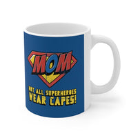 Mom Super Hero Theme Mug 11oz EasyOptionXY LLC