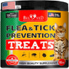 Flea and Tick Prevention Chewable Pills for Dogs and Cats Revolution Oral Flea Treatment for Pets Pest Control Natural Defense Chewables Small Tablets Chicken FLavor for Cats EasyOptionXY LLC