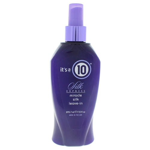 Silk Express Miracle Silk Leave-In by Its A 10 for Unisex - 10 oz Conditioner EasyOptionXY LLC