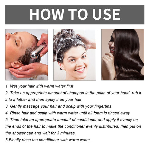 OUHOE Onion Biotin Rosemary Shampoo Set Nourish Roots Scalp Dense Shine Thick Hair EasyOptionXY LLC