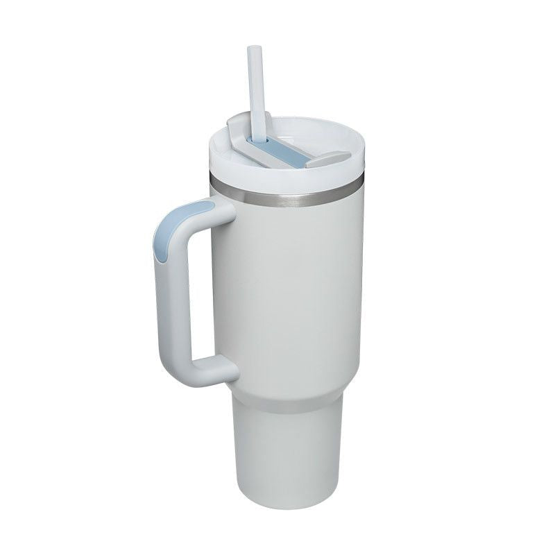 1200ml Stainless Steel Mug Coffee Cup Thermal Travel Car Auto Mugs T hermos 40 Oz Tumbler with Handle Straw Cup Drinkware New In EasyOptionXY LLC