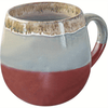 18 oz Large Pottery Coffee Mug, Brown Big Tea Cup for Office and Home, Dishwasher and Microwave Safe EasyOptionXY LLC