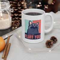 Funny Cat Fluff Mug EasyOptionXY LLC