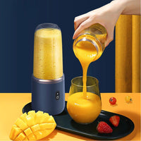 Portable Electric Juicer 400ml Lemon Orange Fruit Squeezer Multifunction Mixer Fruit Smoothie Blender Household Appliances EasyOptionXY LLC
