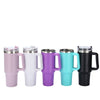 30OZ Straw Coffee Insulation Cup With Handle Portable Car Stainless Steel Water Bottle LargeCapacity Travel B PA F ree Thermal Mug EasyOptionXY LLC