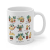 Puurfect Combo Cat and Plants Coffee Tea Mug EasyOptionXY LLC