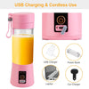 Portable Juicer Blender USB Rechargeable Juicer Cup Fruit Baby Food Mixing Machine with 6 Blades Powerful Motor EasyOptionXY LLC