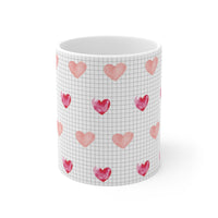 Floating Hearts Logo Mug EasyOptionXY LLC