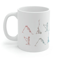 Skeleton in Yoga Poses Mug EasyOptionXY LLC