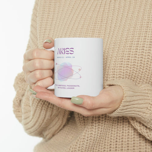Aries Astrology Traits Mug EasyOptionXY LLC