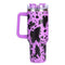 Purple cow print