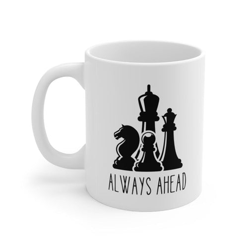 Chess Pieces Always Ahead Ceramic Mug 11oz EasyOptionXY LLC