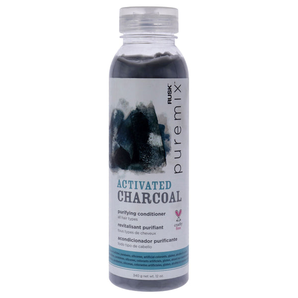 Puremix Activated Charcoal Purifying Conditioner by Rusk for Unisex - 12 oz Conditioner EasyOptionXY LLC
