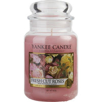YANKEE CANDLE by Yankee Candle FRESH CUT ROSES SCENTED LARGE JAR 22 OZ EasyOptionXY LLC