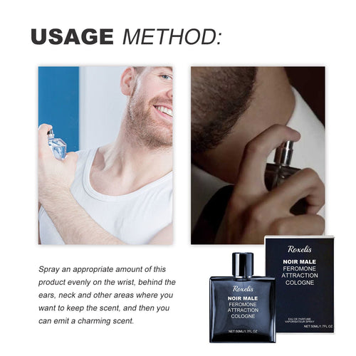 Roxelis Men's Charm Perfume Fragrance refreshing mild not pungent lasting fragrance release charm dating atmosphere perfume EasyOptionXY LLC