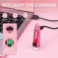 Small Mini Pocket LED Flashlight Torch Keychain Light Rechargeable Lamp BORUiT EasyOptionXY LLC