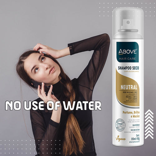ABOVE Neutral - Dry Shampoo - Absorbs Excess Oil Between Washes - Gives Softness and Shine to Your Strands - Does Not Leave Residue - Prevents Bad Odors with Lime and Tangerine Notes - 3.17 oz EasyOptionXY LLC