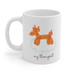 Orange Balloon Dog Theme Mug EasyOptionXY LLC