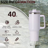 40oz large capacity tumbler With Handle And Straw Lid, Insulated Reusable Stainless Steel Water Bottles Travel Mug Coffee Cup car cup water cup For Men Women Outdoor Camping Driving, gift EasyOptionXY LLC