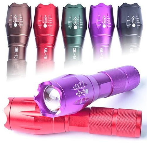 Grab-N-Go Zoomable Focusing Flashlight In 5 Colors EasyOptionXY LLC