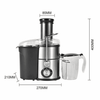 28199470 900W Multi-function electric juicer juice 0.8L, 1.5L slag cup without BPA fruit and vegetable juice, modern vertical mixing kitchen juicer, secondary mechanical EasyOptionXY LLC