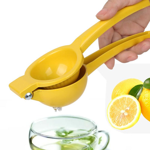 Home Manual Lemon Squeezer Aluminum Alloy Hand Pressed Orange Fruit Juicer Portable Practical Kitchen Tools Mini Blender EasyOptionXY LLC