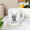 I Love Punk Rock Skeleton Hand Mug EasyOptionXY LLC