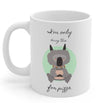 Llama Yoga, I'm Only Doing This for Pizza Mug EasyOptionXY LLC