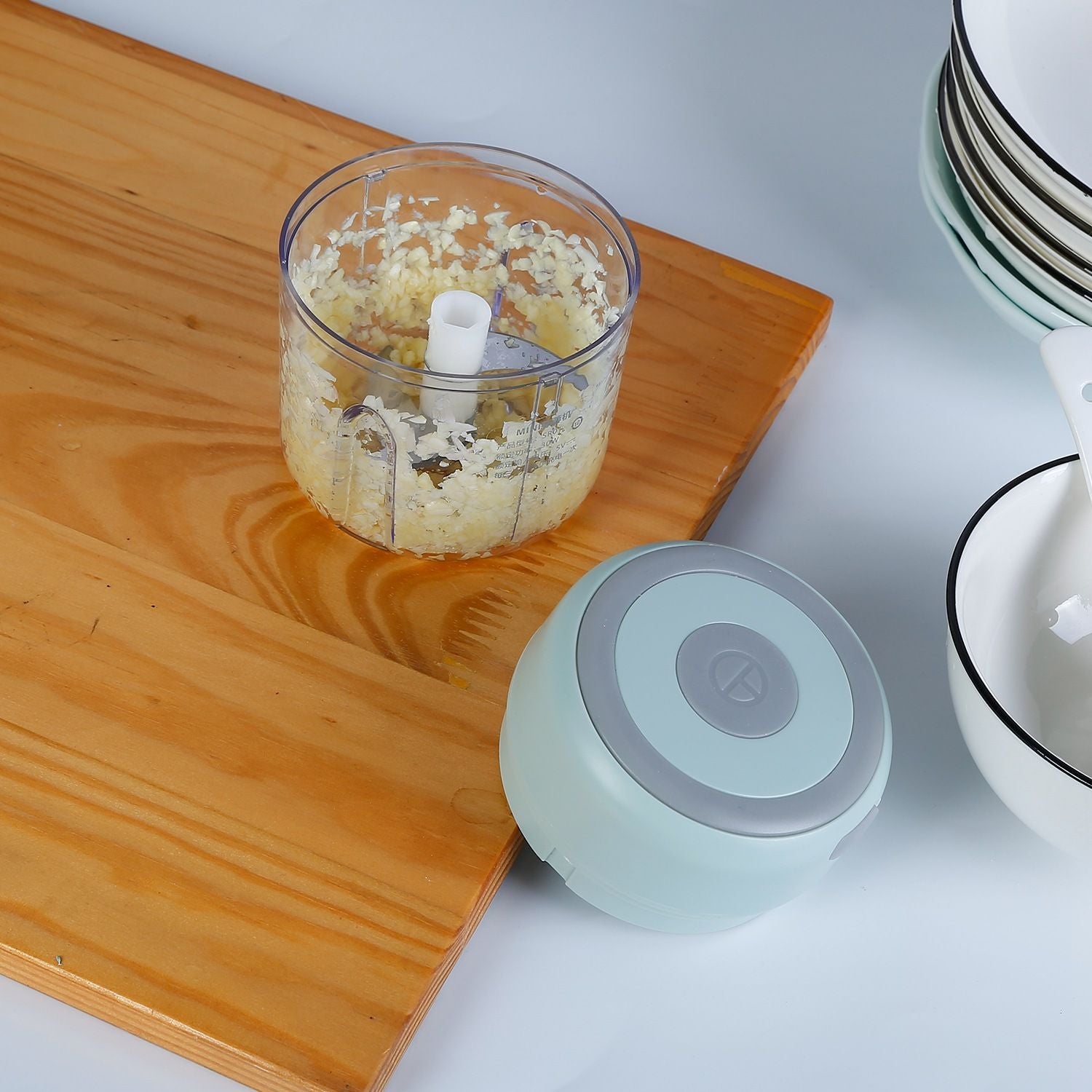 Mini Electric Garlic Chopper 8.45OZ Cordless Garlic Mincer Food Chopper EasyOptionXY LLC