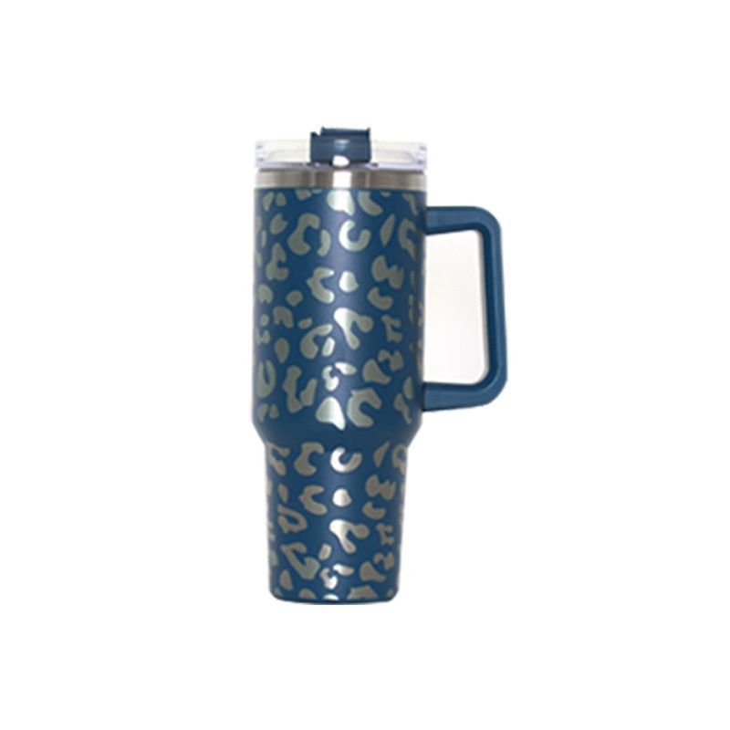 40oz Adventure Quencher Tumbler T hermos Vacuum Cups With Handle Stainless Steel Travel Water Cup Stay Ice Cold Car Coffee Mug EasyOptionXY LLC